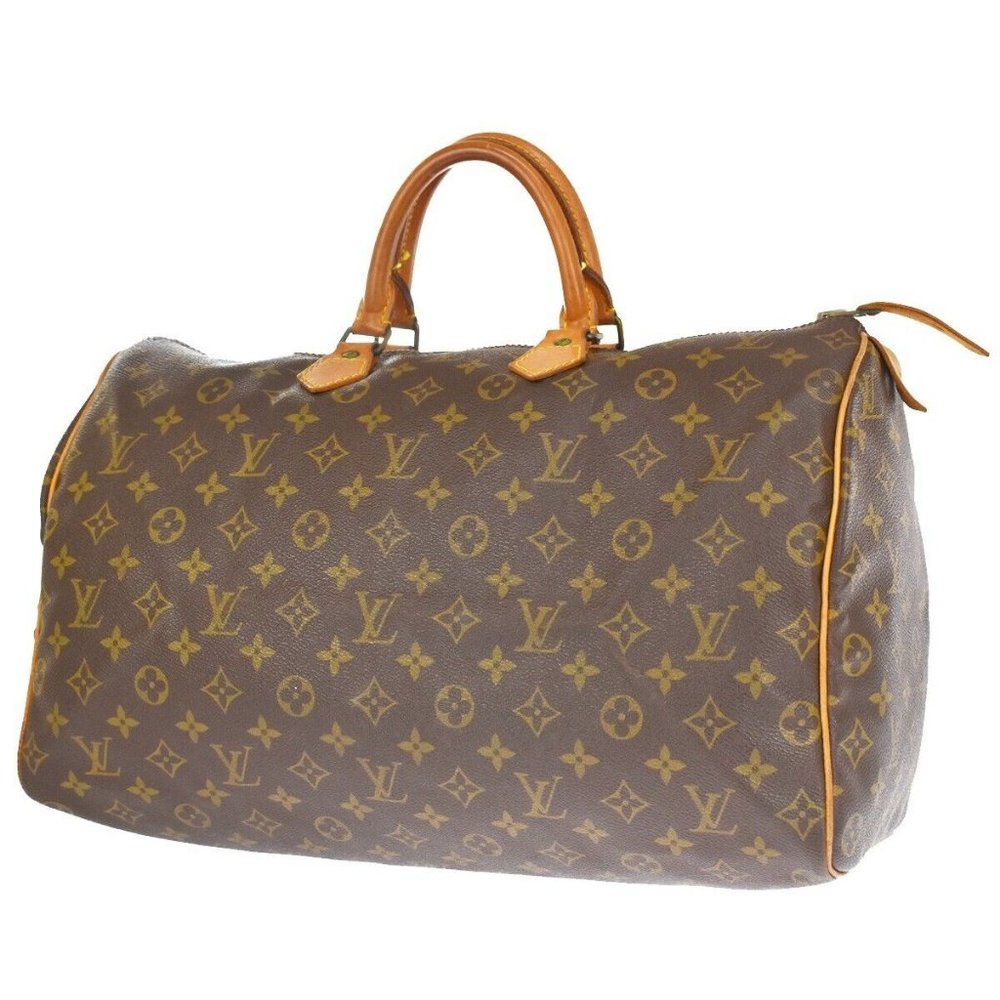 Auth Louis Vuitton Speedy 40 Satchel #37188L40B